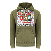 Vintage Olive School Social Worker Vintage Hoodie - CowhideDigitalArt