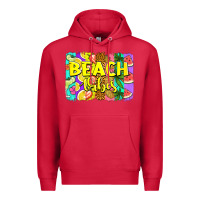 Cardinal beach vibes summer brushstroke Premium Hoodie - Jasminsmagicworld