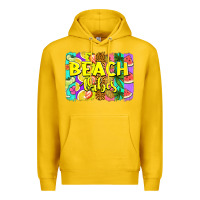 Lemon beach vibes summer brushstroke Premium Hoodie - Jasminsmagicworld