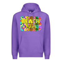 Purple beach vibes summer brushstroke Premium Hoodie - Jasminsmagicworld