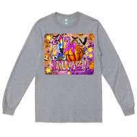 Heather Grey 1st Halloween Long Sleeve Tee - CowhideDigitalArt