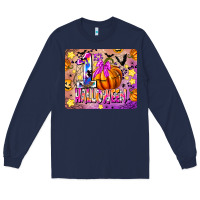 Navy 1st Halloween Long Sleeve Tee - CowhideDigitalArt