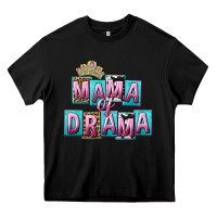 Black Mama of Drama Mother's Day Heavy Core Tee - CowGirlArtShop