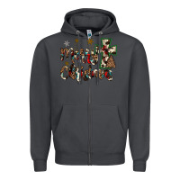 Smoke merry christmas Zipper Hoodie - JahusDesignShop