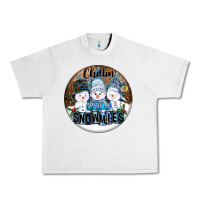 Lunar Rock Chillin With My Snowmies Urban Heavy Tee - FaDigitalArtStudio