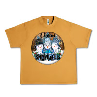 Peanut Butter Chillin With My Snowmies Urban Heavy Tee - FaDigitalArtStudio