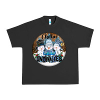Pigment Black Chillin With My Snowmies Urban Heavy Tee - FaDigitalArtStudio