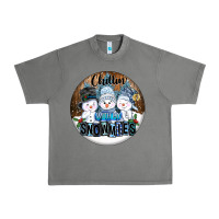 Tornado Chillin With My Snowmies Urban Heavy Tee - FaDigitalArtStudio