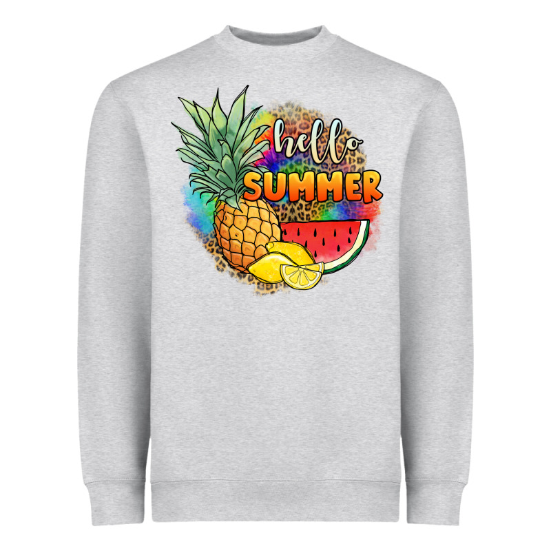 Hello Summer Pineapple Heavyweight Sweatshirt by JahusDesignShop | Teevron