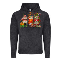 Hallothanksmas Gnome Coffee Cups Vintage Hoodie | Teevron