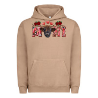 Pigment Burro Valentine's day mini black highland calf Urban Hoodie - RanaPortraitStore