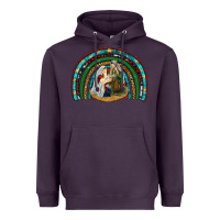 Plum holy family rainbow Heavyweight Hoodie - RanaPortraitStore