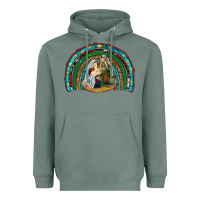 Sage holy family rainbow Heavyweight Hoodie - RanaPortraitStore