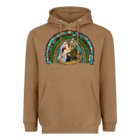 Toasted Coconut holy family rainbow Heavyweight Hoodie - RanaPortraitStore