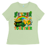 Matcha St. Patrick's Day better together Ladies Tee - FaDigitalArtStudio