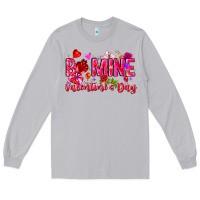 Moon Dust Be Mine Valentines Day Long Sleeve Tee - CowhideDigitalArt