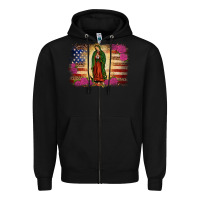 Black america our lady of guadalupe Zipper Hoodie - JahusDesignShop