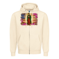 Sandshell america our lady of guadalupe Zipper Hoodie - JahusDesignShop