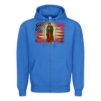 True Royal america our lady of guadalupe Zipper Hoodie - JahusDesignShop