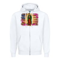 White america our lady of guadalupe Zipper Hoodie - JahusDesignShop