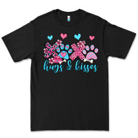 Black xoxo hugs and kisses paws olivia Premium Tee - OliviaCreatesArt