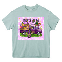 Arona Mardi Gras with gnomies tumbler Heavy Core Tee - HowdyJamesFarm