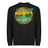 Black sunshine & lakewater Heavyweight Sweatshirt - JahusDesignShop