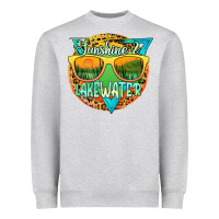 Heather Grey sunshine & lakewater Heavyweight Sweatshirt - JahusDesignShop