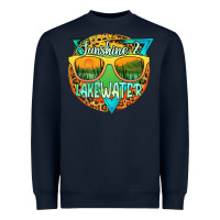 Navy sunshine & lakewater Heavyweight Sweatshirt - JahusDesignShop
