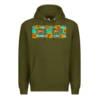 Army Green love fall Premium Hoodie - Artiststas