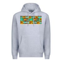 Heather Grey love fall Premium Hoodie - Artiststas