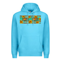 Ocean Blue love fall Premium Hoodie - Artiststas