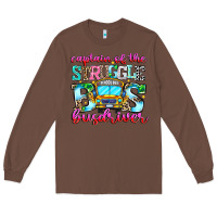 Chestnut captain of the struggle bus bus Long Sleeve Tee - CowhideDigitalArt