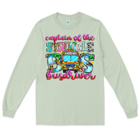 Matcha captain of the struggle bus bus Long Sleeve Tee - CowhideDigitalArt