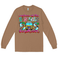 Toasted Coconut captain of the struggle bus bus Long Sleeve Tee - CowhideDigitalArt