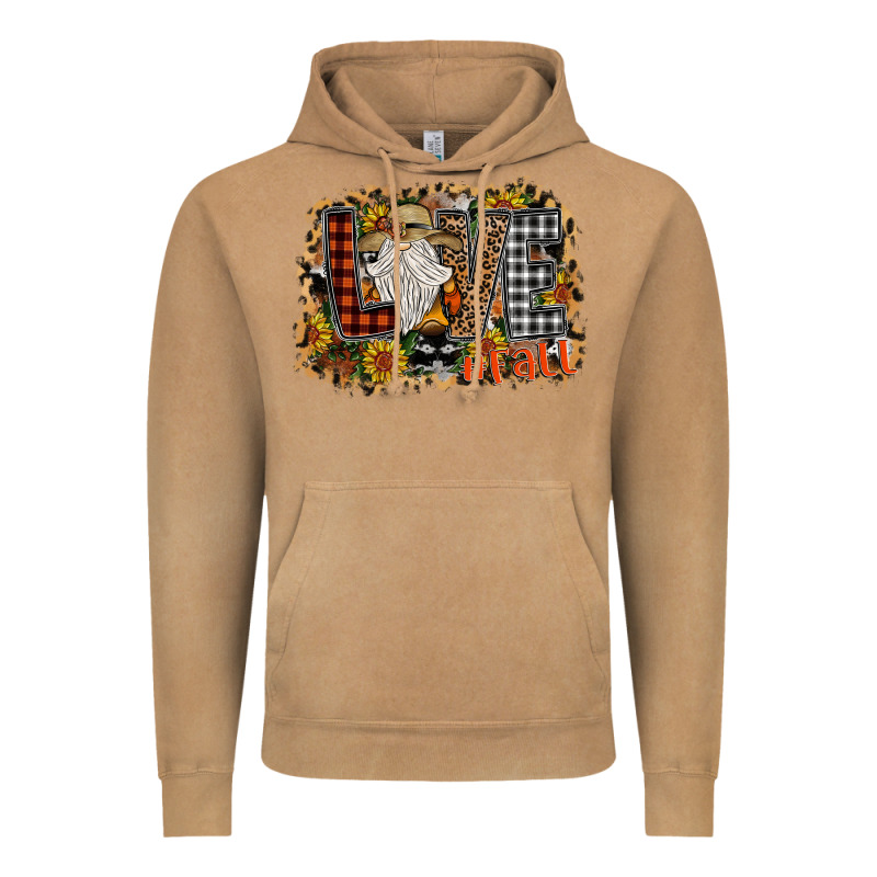 Love Fall Vintage Hoodie by CowhideDigitalArt | Teevron