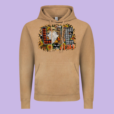 Love Fall Vintage Hoodie Designed By Cowhidedigitalart