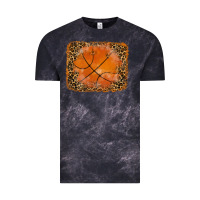 Cloud Black glitter leopard basketball background Vintage Tee - RanaPortraitStore