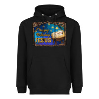 Black happy birthday jesus Heavyweight Hoodie - RanaPortraitStore
