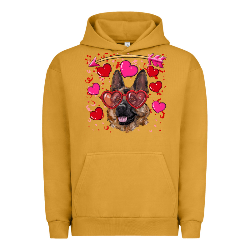 Valentine's German Shepherd Urban Hoodie by RanaPortraitStore | Teevron
