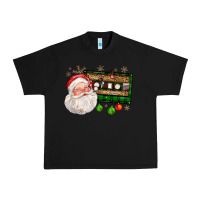 Black santa cassette Urban Heavy Tee - FaDigitalArtStudio
