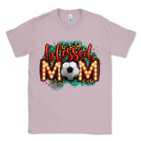 Lilac blessed soccer mom lightbulb letters Classic Tee - OliviaCreatesArt