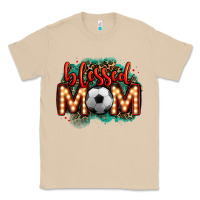 Blessed Soccer Mom Lightbulb Letters Classic Tee | Teevron