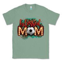 Sage blessed soccer mom lightbulb letters Classic Tee - OliviaCreatesArt