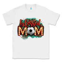 White blessed soccer mom lightbulb letters Classic Tee - OliviaCreatesArt