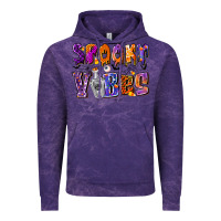 Cloud Purple Spooky Vibes Vintage Hoodie - CowhideDigitalArt