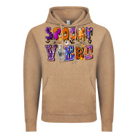 Vintage Coffee Spooky Vibes Vintage Hoodie - CowhideDigitalArt