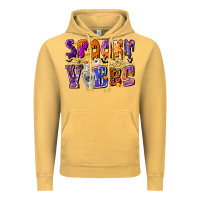 Vintage Mustard Spooky Vibes Vintage Hoodie - CowhideDigitalArt