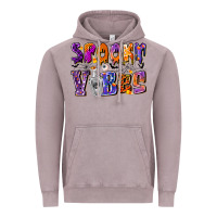 Vintage Zinc Spooky Vibes Vintage Hoodie - CowhideDigitalArt