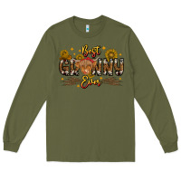 Army Green best granny ever western theme Long Sleeve Tee - CowhideDigitalArt